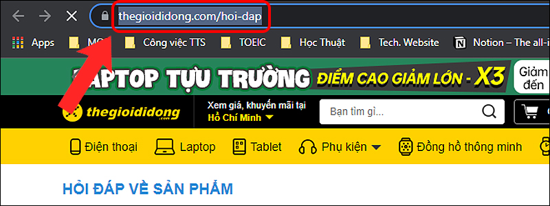 Copy link cần dán trước đó